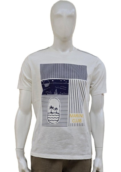 1099601 Erkek T-Shirt Off White