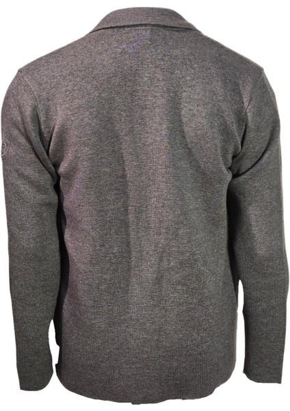 3849401 Erkek Triko Ceket Grey modelleri