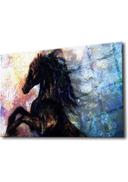 Teknoo- Yağlı Boya At Cam Tablo,duvar Dekarasyon Ürünleri fiyatları