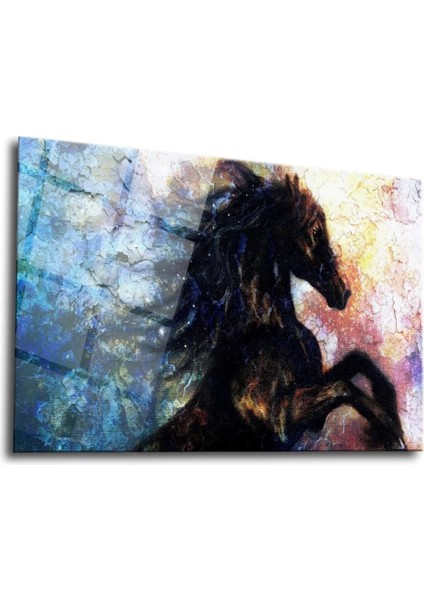 Teknoo- Yağlı Boya At Cam Tablo,duvar Dekarasyon Ürünleri modelleri