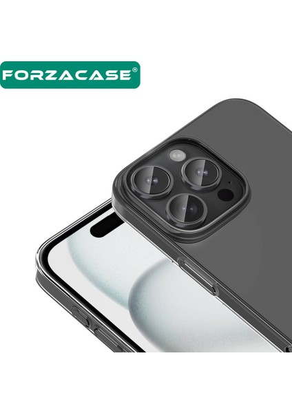 iPhone 16 Pro Max ile Uyumlu Clean Serisi Ince Tasarım Sert Plastik Şeffaf Kılıf