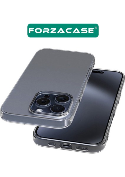 iPhone 16 Pro Max ile Uyumlu Clean Serisi Ince Tasarım Sert Plastik Şeffaf Kılıf