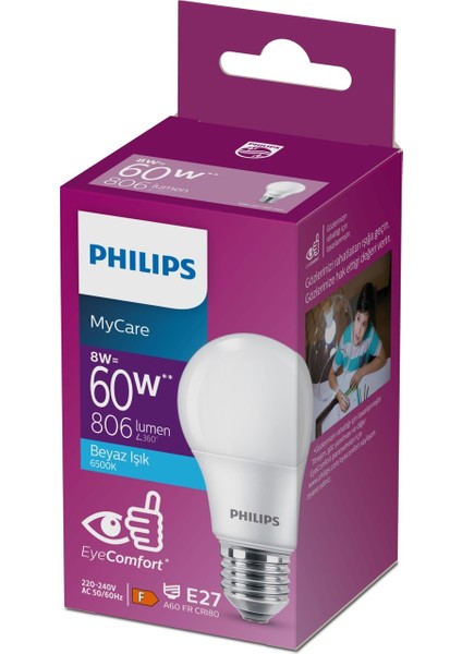 LED 8-60W Ampul 6500K Beyaz Işık (Adetli) fiyatları