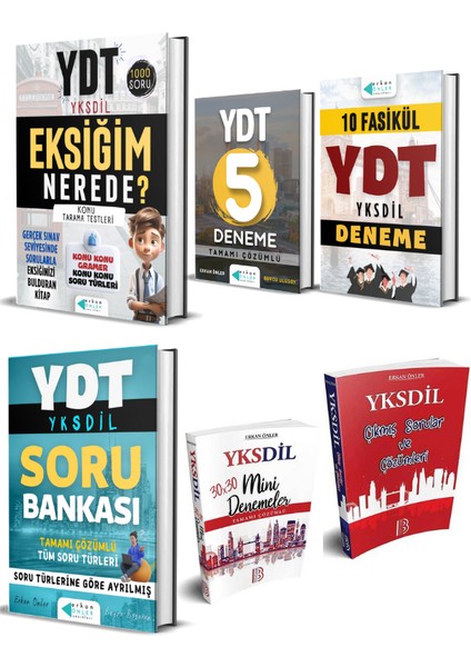 YDT-YKSDİL SORU VE DENEME SETİ