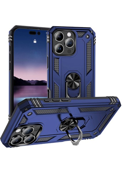 Apple iPhone 16 Pro Max Kılıf Zore Vega Kapak, Mavi