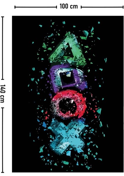 Siyah dikdörtgen duvar örtüsü halısı, 70x100 cm, şık ve fonksiyonel tasarım fiyatları