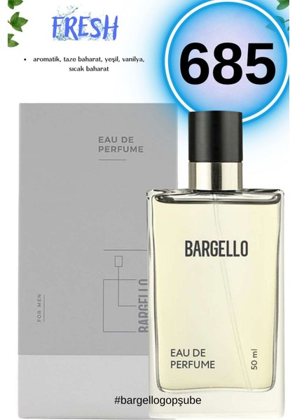 685 Fresh Edp 50 ml  Erkek Parfüm 8YMS123457359