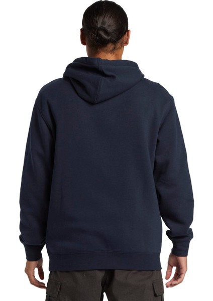 Big Logo Hoodie Erkek Sweatshirt AQYFT03356-NA0 Dark Navy modelleri