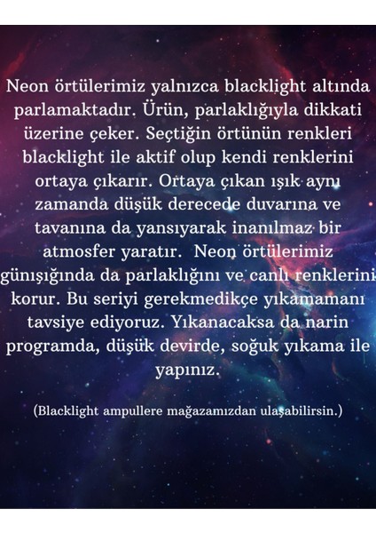 Parlayan Neon Duvar Örtüsü, Çok Renkli, UV Aktif, Kare, 140x140 cm indirimleri