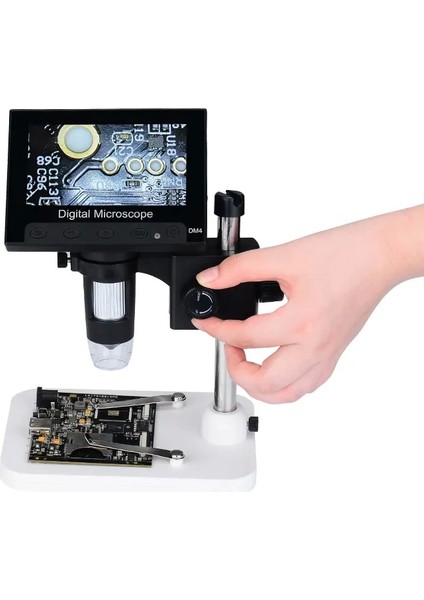 1000X 2.0mp USB Dijital Elektronik Mikroskop 8 LCD Ekran VGA Büyüteç DM4S