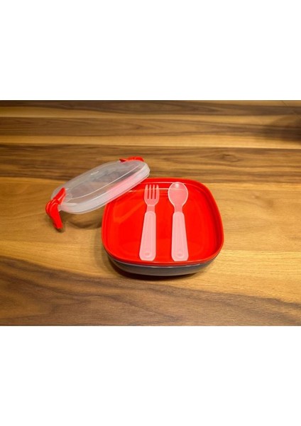 Kırmızı Bölmeli Öğrenci Beslenme Okul Saklama Kabı Iş Lunch Box Piknik Kabı Kahvaltılık fiyatları