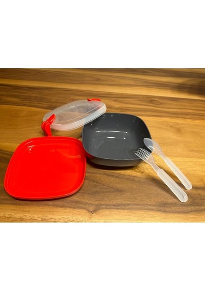 Kırmızı Bölmeli Öğrenci Beslenme Okul Saklama Kabı Iş Lunch Box Piknik Kabı Kahvaltılık modelleri