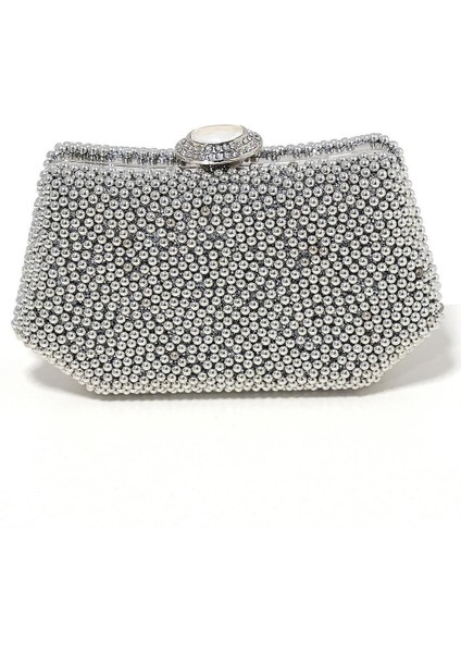 Gümüş Renk Incili Abiye Çanta Sedef Renk Gelin Çantası Abiye Çanta Gece Çantası Portföy Clutch modelleri