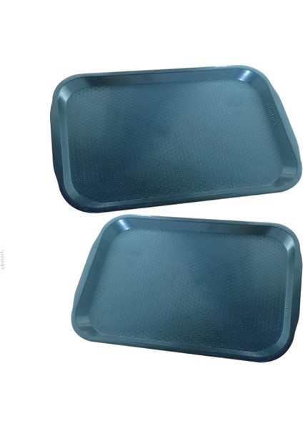 3 Adet Küçük Boy Kırılmaz Tepsi 29X21CM Büfe Fast Food Tepsisi Kırılmaz Kaydırmaz En Sağlam Tepsi