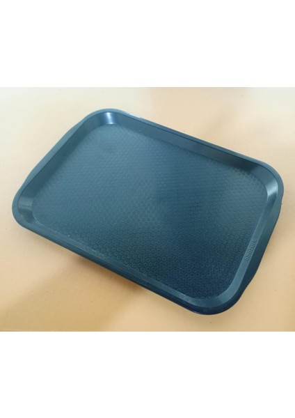 3 Adet Küçük Boy Kırılmaz Tepsi 29X21CM Büfe Fast Food Tepsisi Kırılmaz Kaydırmaz En Sağlam Tepsi