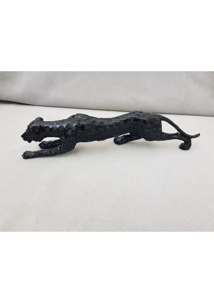 Panter Leopar Jaguar Parlak Siyah Dekor Hrykrl Biblo modelleri