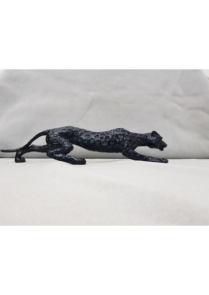 Panter Leopar Jaguar Parlak Siyah Dekor Hrykrl Biblo fırsatları