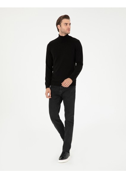 Pierre Cardin Erkek Antrasit Slim Fit Jean Pantolon 50295845-VR006