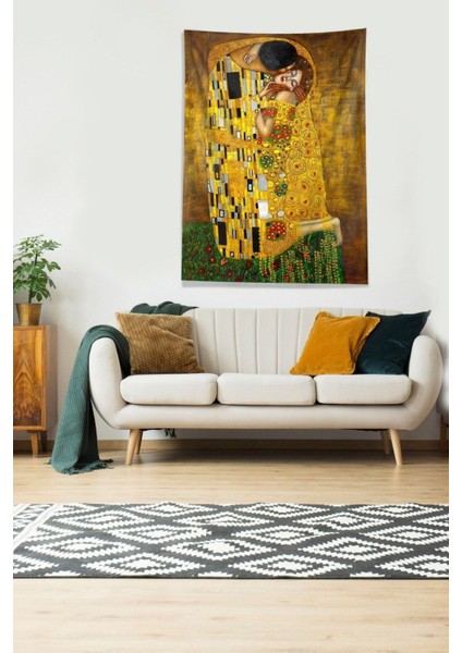 Sarı Kadife Duvar Örtüsü, 100x140cm, Dikdörtgen, Leke Tutmaz, Şık ve Estetik Dekorasyon