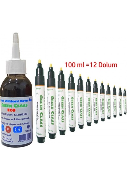 Eko Kırmızı Mürekkep 100 ml