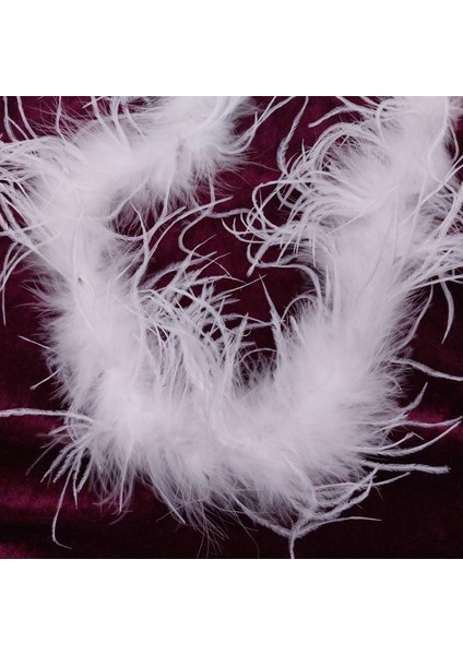 Malibu Deve Kuşu Tüyü Beyaz