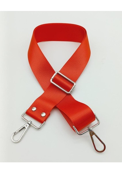 Polyester Kolon 120X4 cm Nar Çiçeği Gümüş Metalli