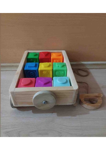 Ahşap Oyuncak Taşıma Arabası Büyük Boy modelleri