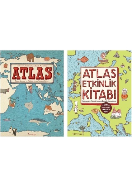 Atlas + Atlas Etkinlik Kitabı 2 Kitap Aleksandra Mızıelınska