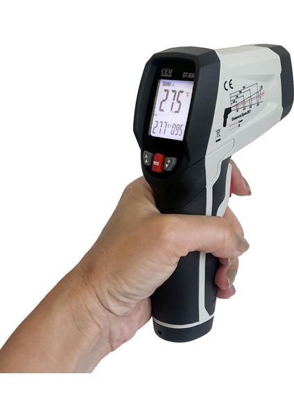 DT-836 Infrared Kızılötesi Termometre -50 +1000 Dairesel Lazerli