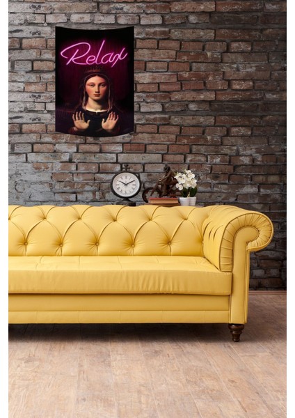 Yumuşak Kumaşlı Gri Duvar Dekoratif Tapestry, Rahat ve Şık Tasarım modelleri