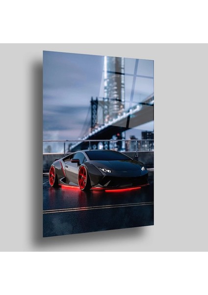 Teknoo- Lamborgini Araba Cam Tablo modelleri