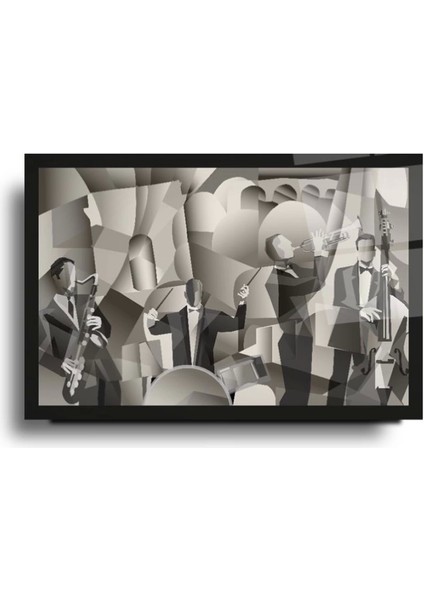 Teknoo- Müzisyen Grubu Sanatsal Cam Tablo fiyatları