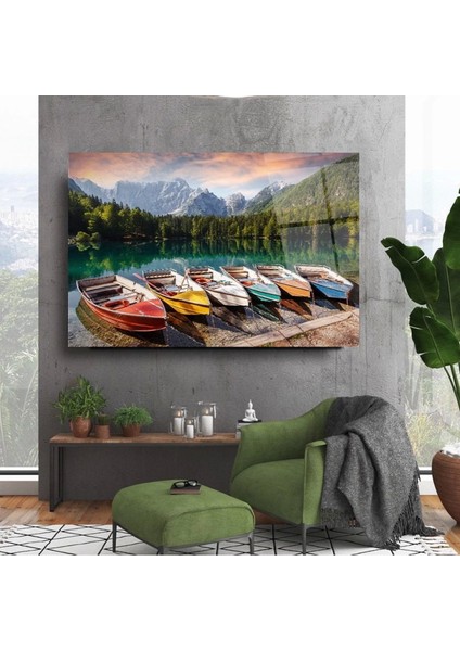 Teknoo- Muhteşem Manzara Sanatsal Cam Tablo fiyatları