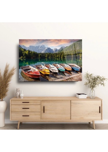 Teknoo- Muhteşem Manzara Sanatsal Cam Tablo modelleri