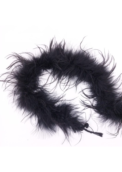 Malibu Deve Kuşu Tüyü Siyah