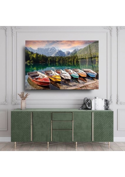 Teknoo- Muhteşem Manzara Sanatsal Cam Tablo fırsatları