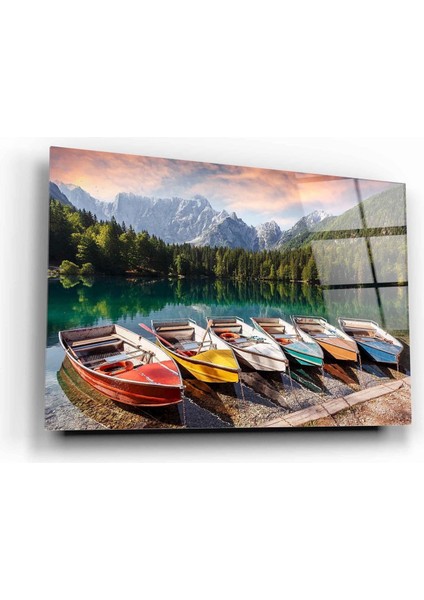 Teknoo- Muhteşem Manzara Sanatsal Cam Tablo indirimleri