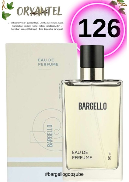 126 Oriental Kadın Parfüm 50ML Edp