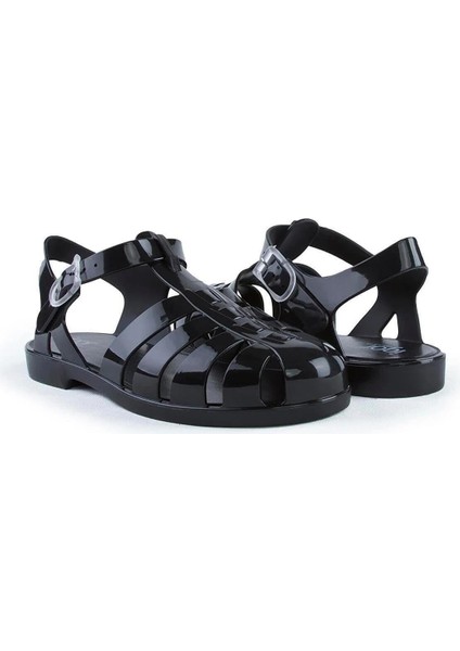 Biarritz Brillo Kadın Sandalet Ayakkabı Negro S10258-002 V3