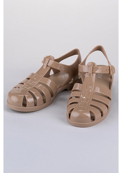 Biarritz Brillo Kadın Sandalet Ayakkabı Koyu Bej Taupe S10258-183 V3