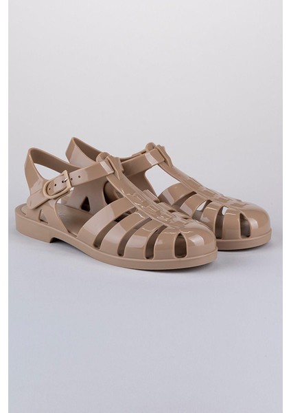 Biarritz Brillo Kadın Sandalet Ayakkabı Koyu Bej Taupe S10258-183 V4