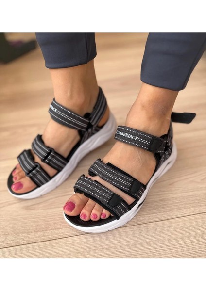 Sweety Siyah Kadın Günlük Sandalet Ayakkabı V4