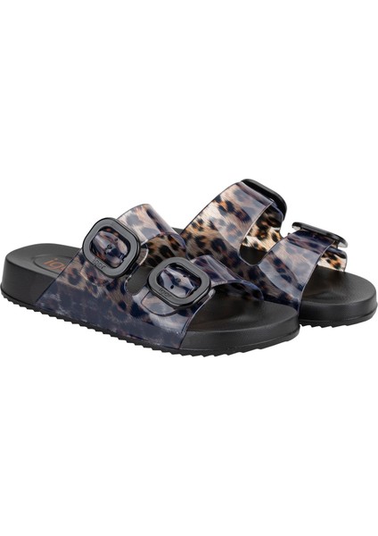 İgor Habana Brillo Kadın Terlik Leopar Siyah Negro S10336-002 fiyatları