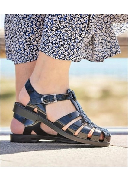 Biarritz Brillo Kadın Sandalet Ayakkabı Negro S10258-002 V10