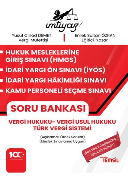 Imtiyaz Hmgs - Iyös- Iyhs - Kpss Vergi Hukuku Soru Bankası Vergi Hukuku - Vergi Usul Hukuku – Türk Vergi Sistemi - Emek Sultan Özkan