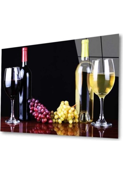 Teknoo- Meyveler Cam Tablo 4mm Dayanıklı Temperli Cam