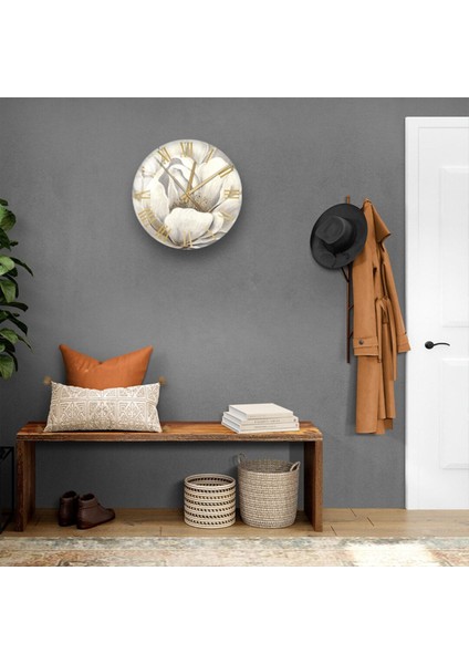 Duvar Saati - Cam Duvar Saati, Salon Için Saat Modelleri TK995671S12
