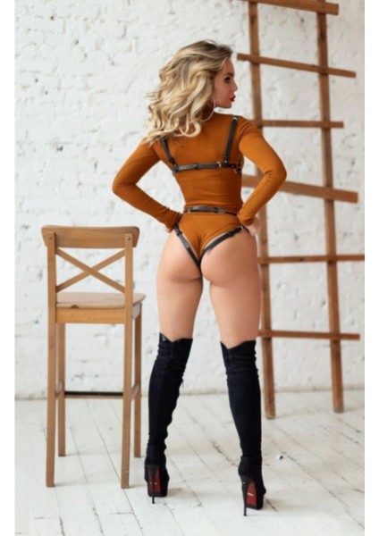 Pileli Store Fantezi Body-Harness Body