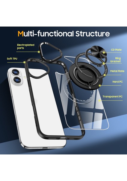 Apple iPhone 16 Plus Telefon Kılıfı (Yurt Dışından)