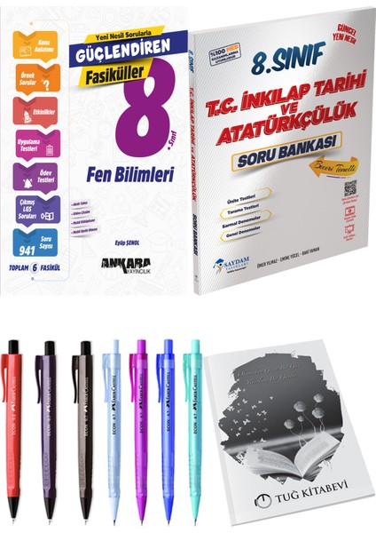 8. Sınıf Lgs Fen Bilimleri Güçlendiren Set Fasiküller - 8. Sınıf Lgs T.c. Inkılap Tarihi ve Atatürkçülük Soru Bankası